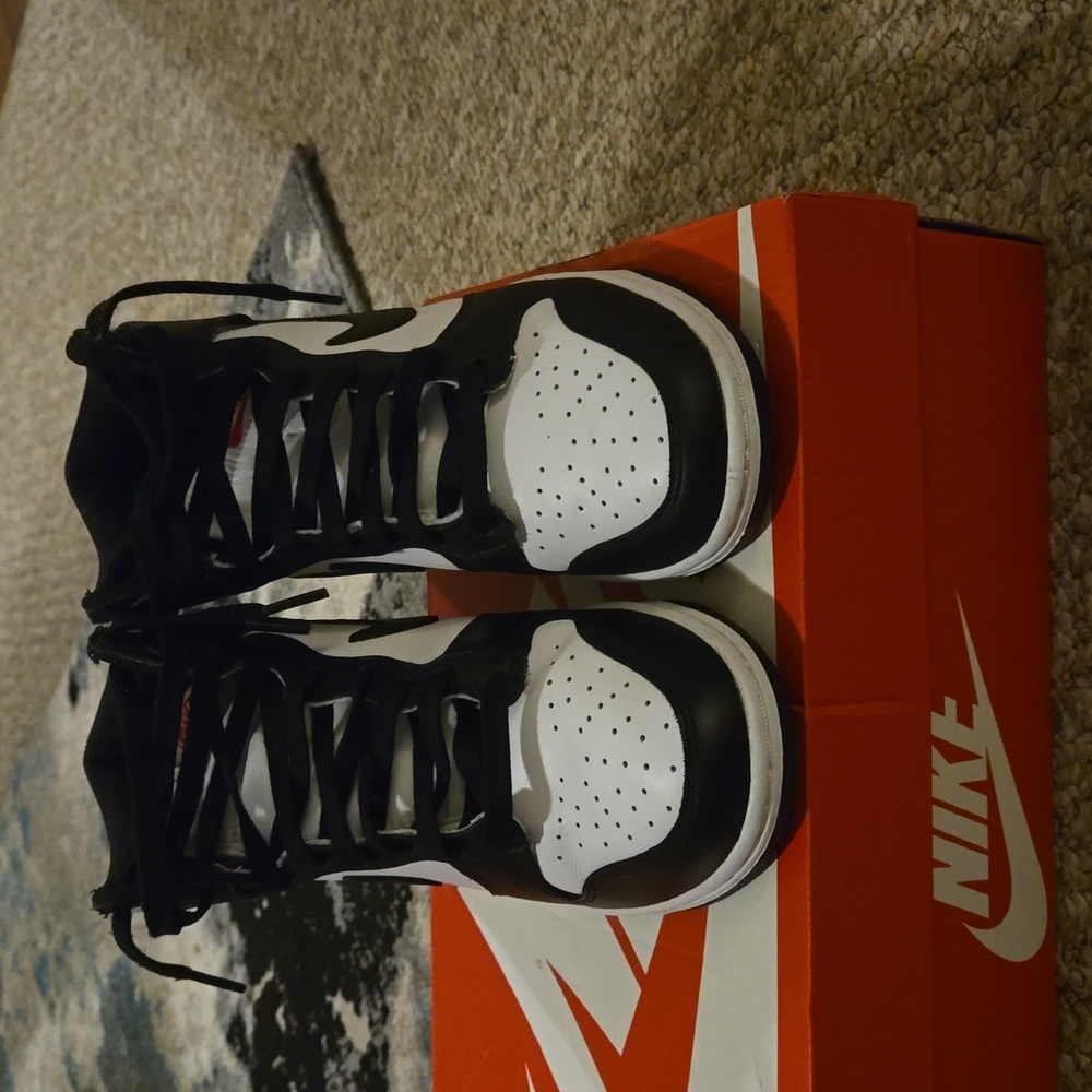 Womens nike high top panda dunks